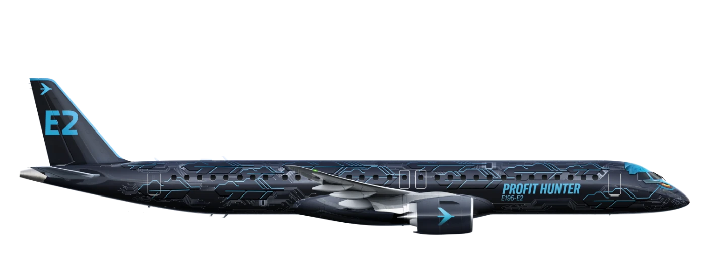 Embraer Without Engine Linha E-JET E2 - Aviação Comercial - Embraer