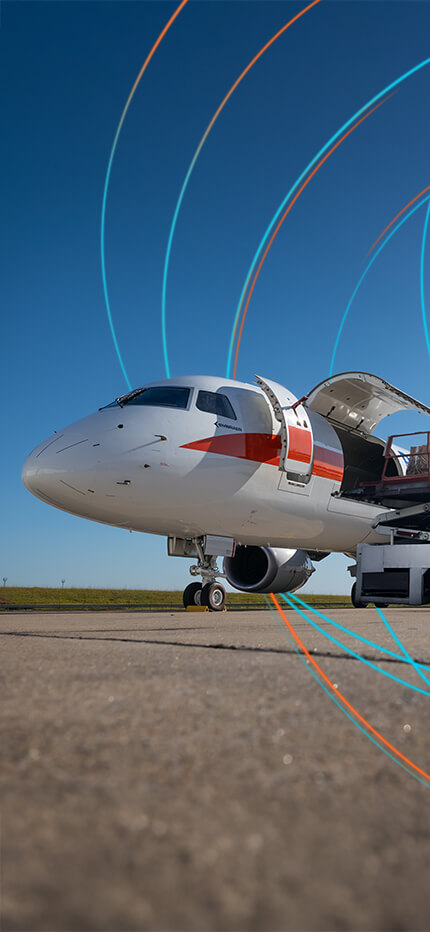 Header Embraer Bridges E190F - Commercial Aviation - Embraer
